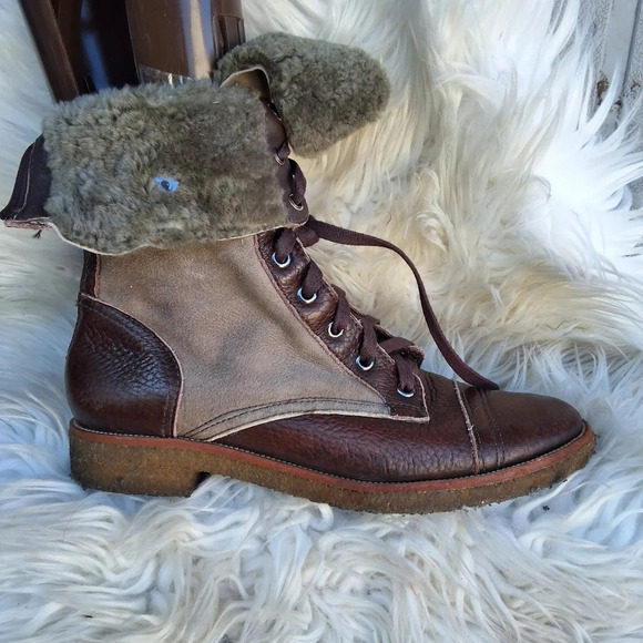 Diane Von Furstenberg Convertible lined boots 9 - Picture 8 of 11